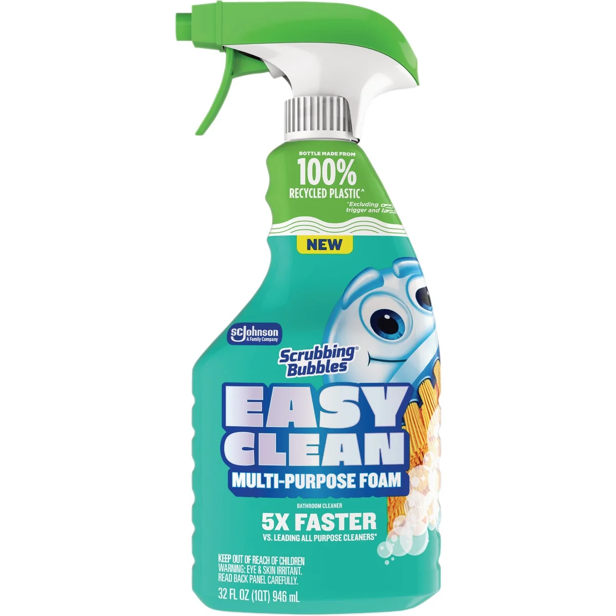 Soft Scrubbing Bubbles 32 Oz. Easy Clean Multi-Purpose Foam Solid