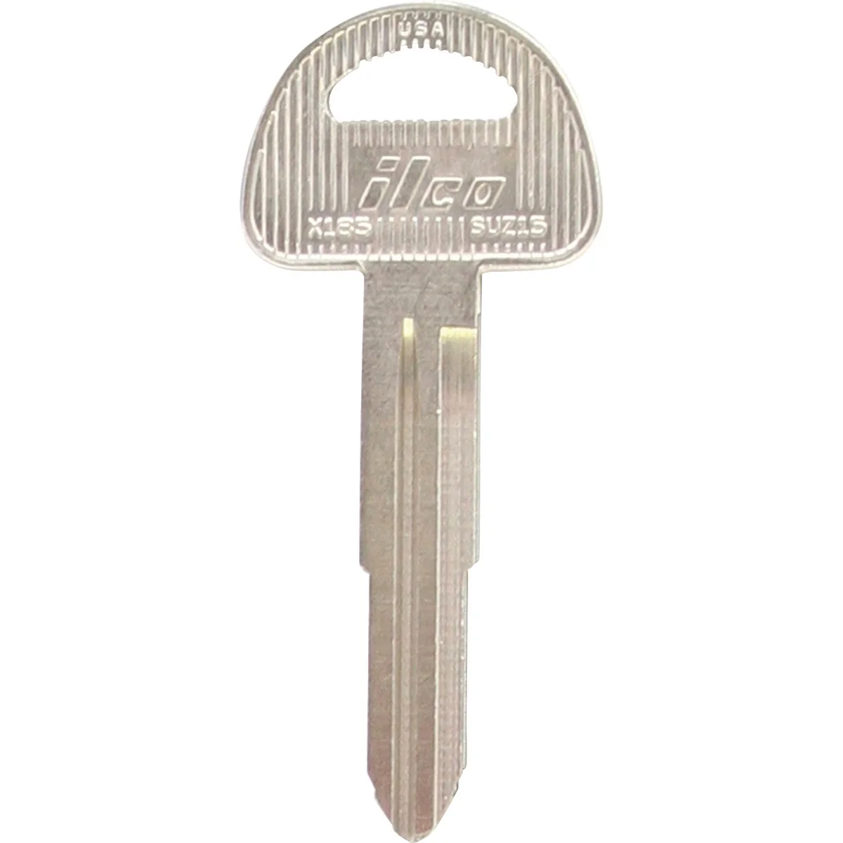Proven ILCO Suzuki Nickel Plated Automotive Key SUZ15 X185 10-Pack Elegant