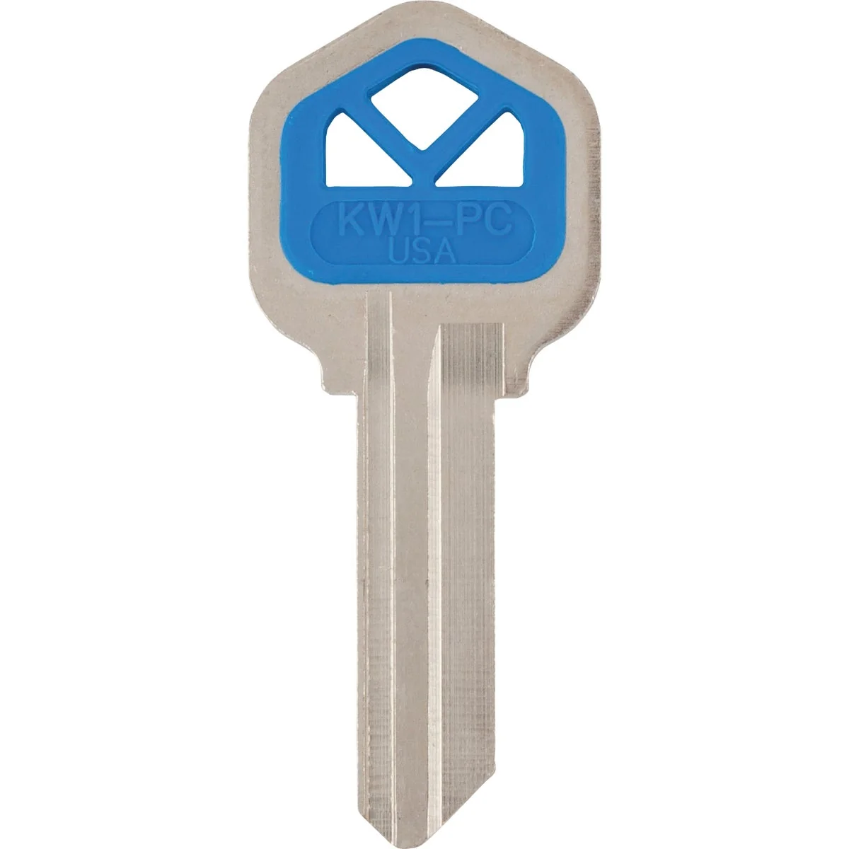 Recyclable ILCO Kwikset Design Decorative House Key KW1-Blue 5-Pack Modern