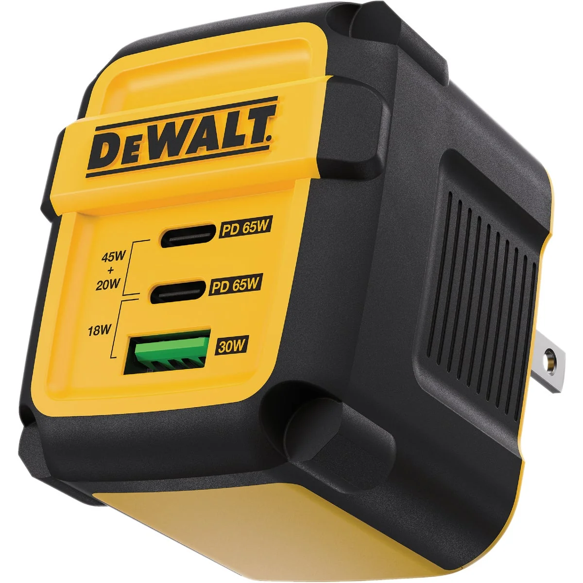 Smart DEWALT 65W 3-Port GaN PPS PD Wall Charger Exclusive