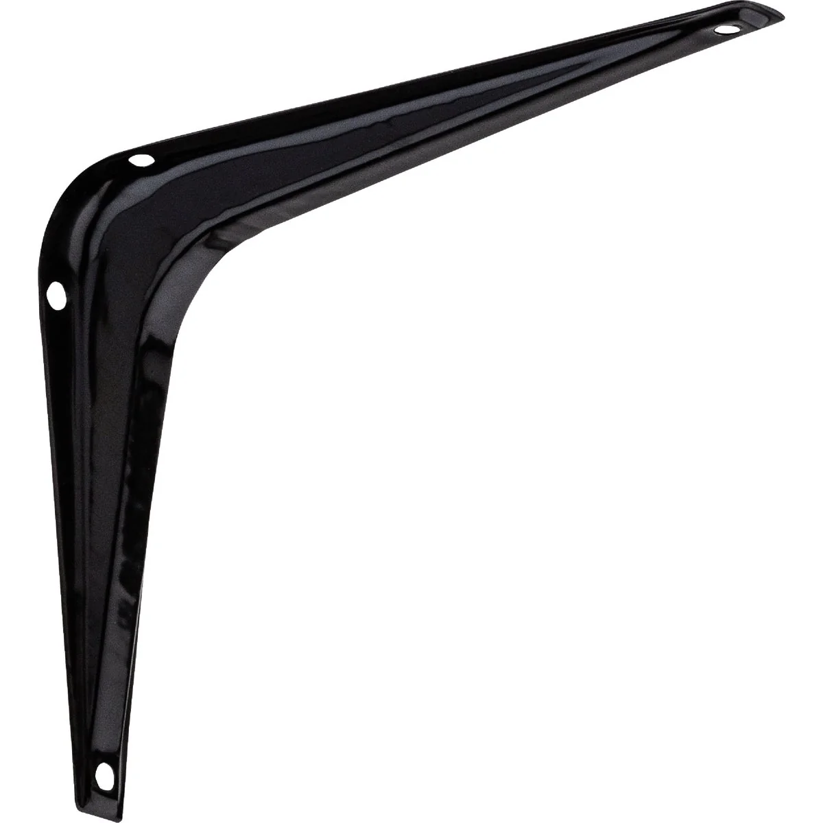 Solid National 211 5 In. D. x 6 In. H. Black Steel Shelf Bracket Exclusive