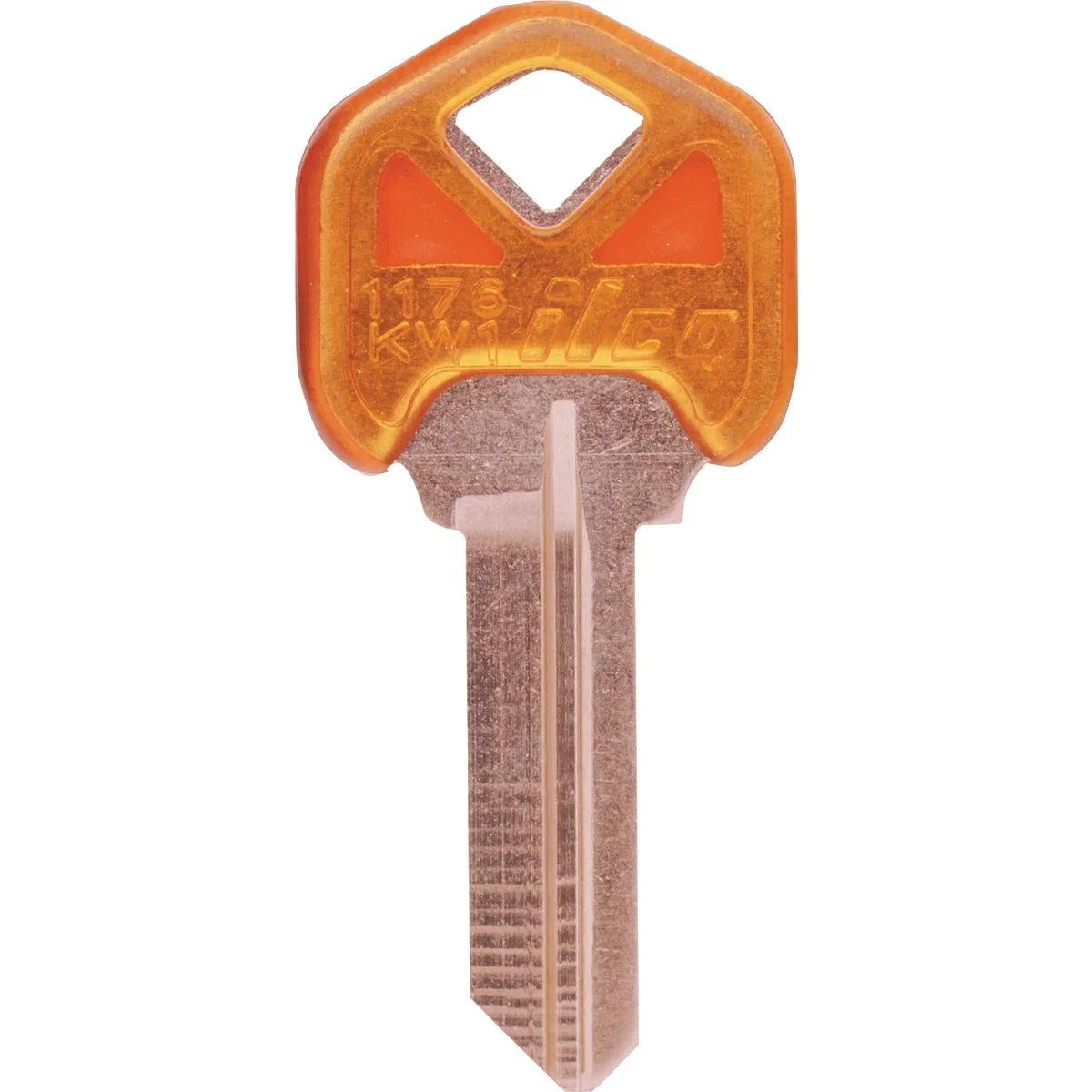 Modern ILCO Kwikset Design Decorative House Key KW1-Amber 5-Pack Flexible