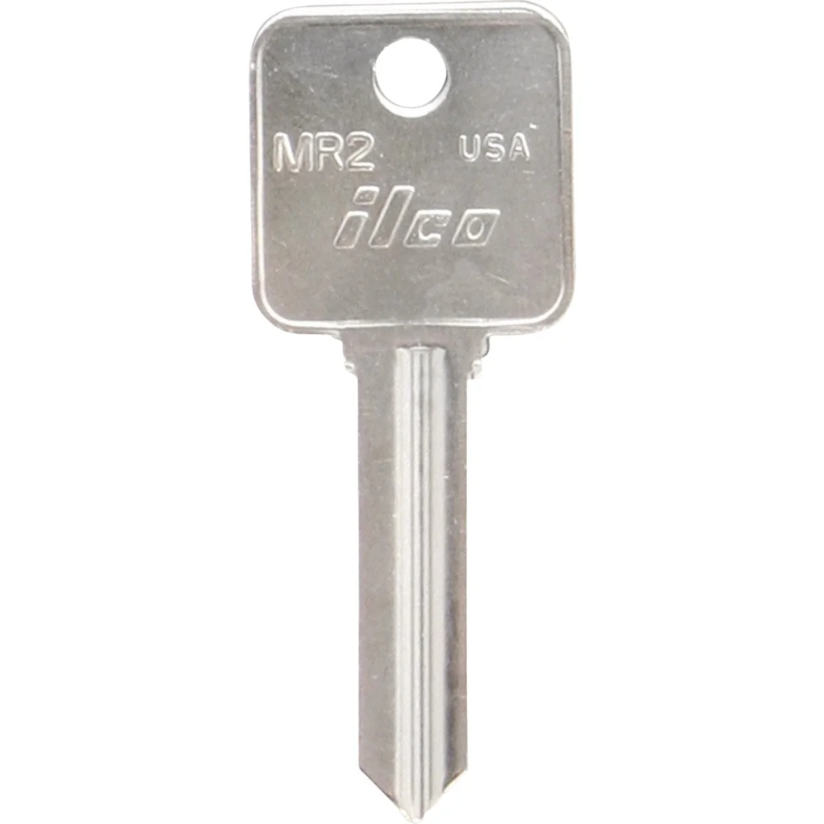 Professional ILCO Metal-Rousseau Nickel Plated Automotive Key MR2 10-Pack Elite