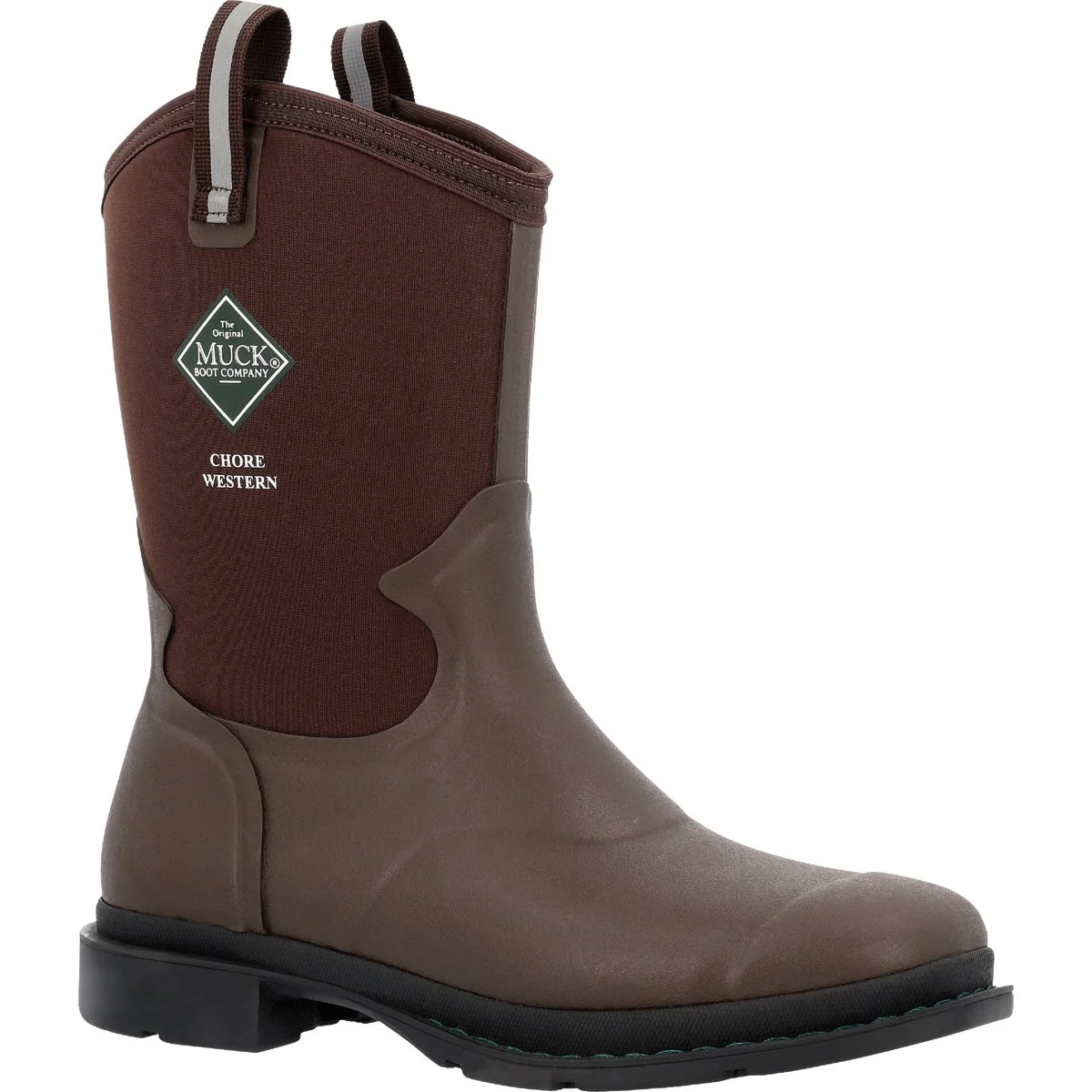Organic The Muck Boot Company Men's 8 Dark Brown Chore Western Mid Boot Sustainable