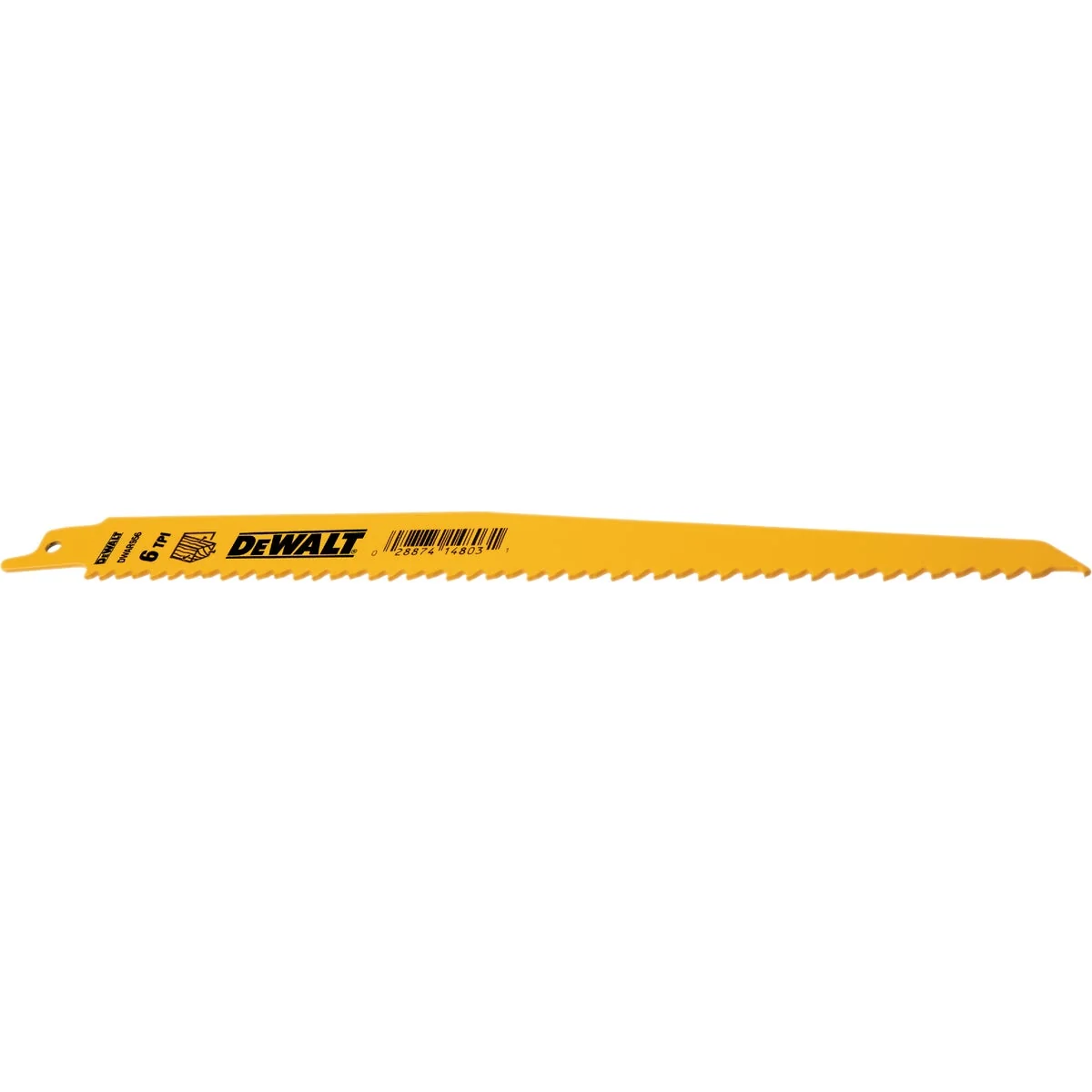 Smart DEWALT 9 In. 6 TPI Taper Back Bi-Metal Reciprocating Saw Blade 5-Pack Fine Crafted