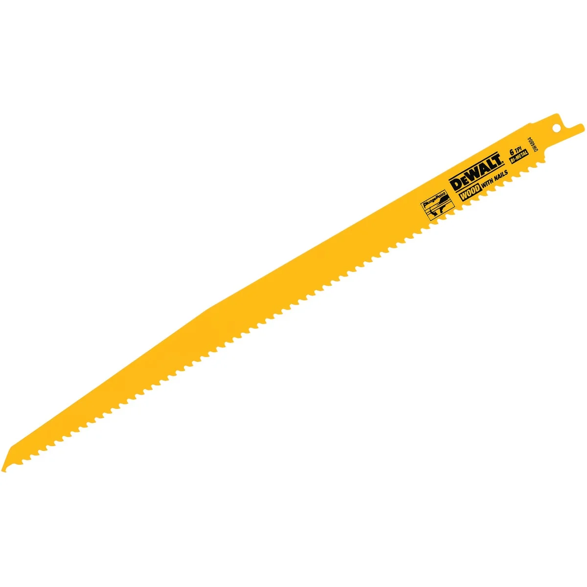 Proven DEWALT 12 In. 6 TPI Taper Back Bi-Metal Reciprocating Saw Blade 5-Pack Efficient