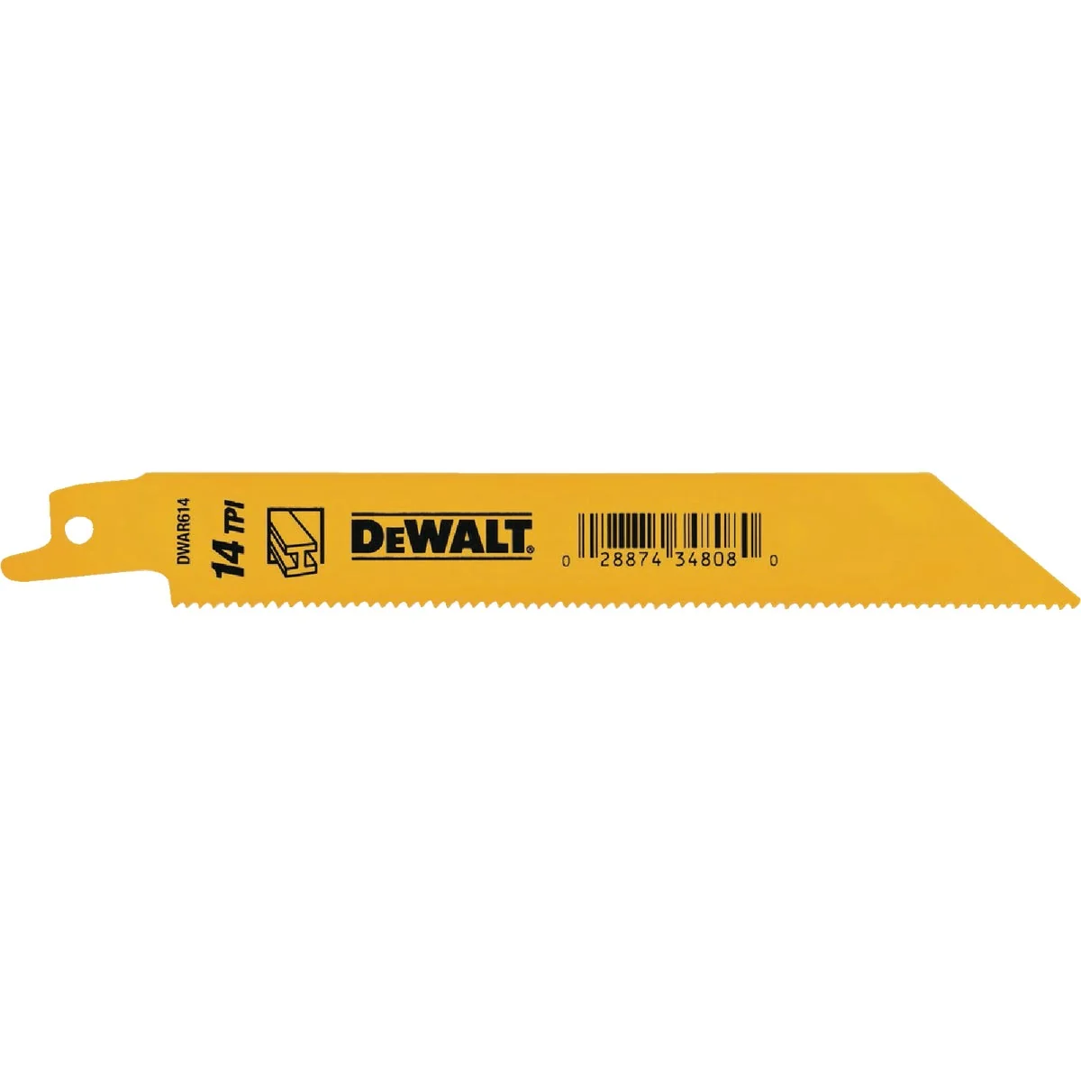 Expertly Made DEWALT 6 In. 14 TPI Bi-Metal Metal Reciprocating Saw Blade 2-Pack Comfortable