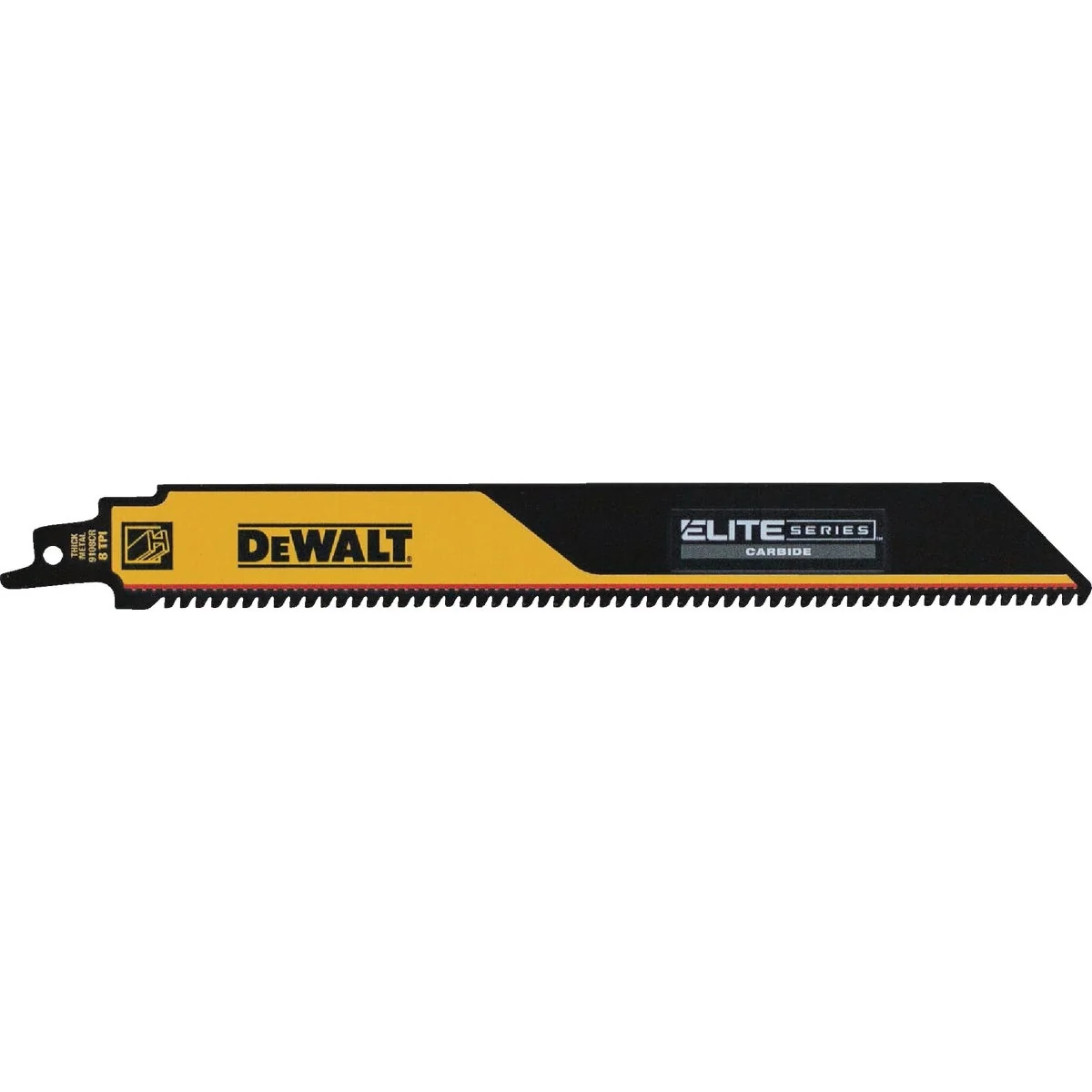 Relaxed DEWALT Elite Series 9 In. 8 TPI Carbide Metal Reciprocating Saw Blade World-Class