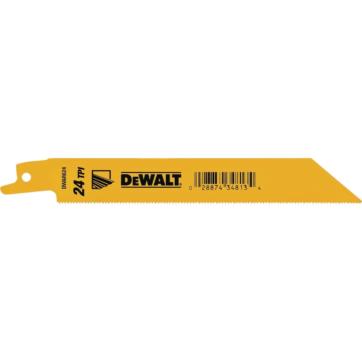 Minimalist DEWALT 6 In. 24 TPI Bi-Metal Metal Reciprocating Saw Blade 2-Pack Top-Quality