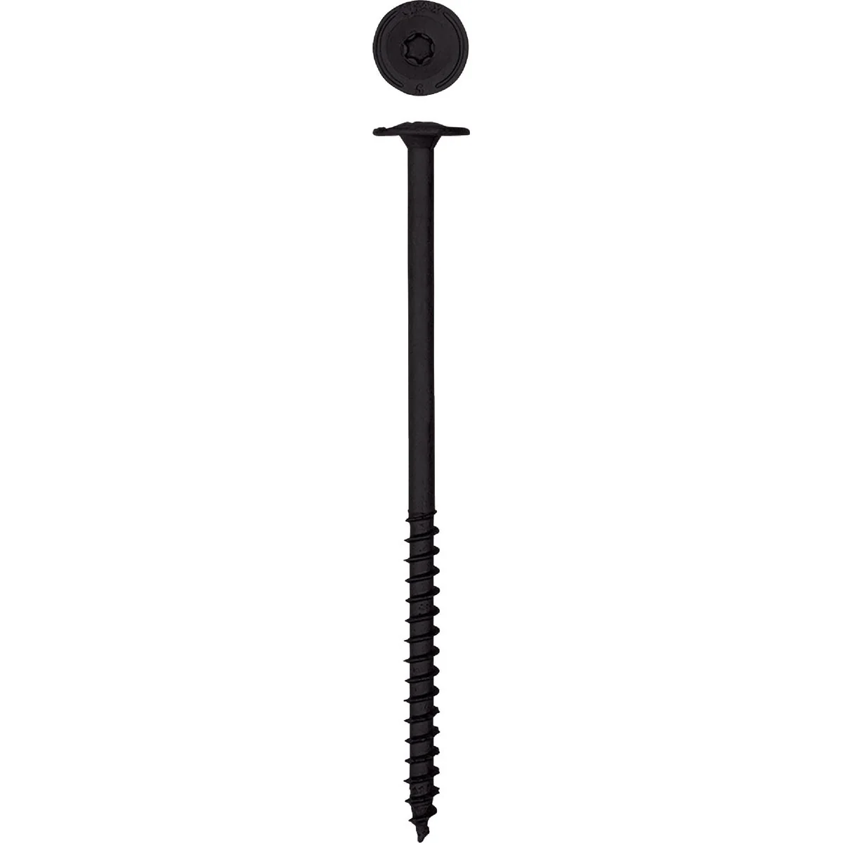 Soft SPAX 1 4 In. x 5 In. Washer Head Black HCR PowerLag Screw 200-Count Convenient