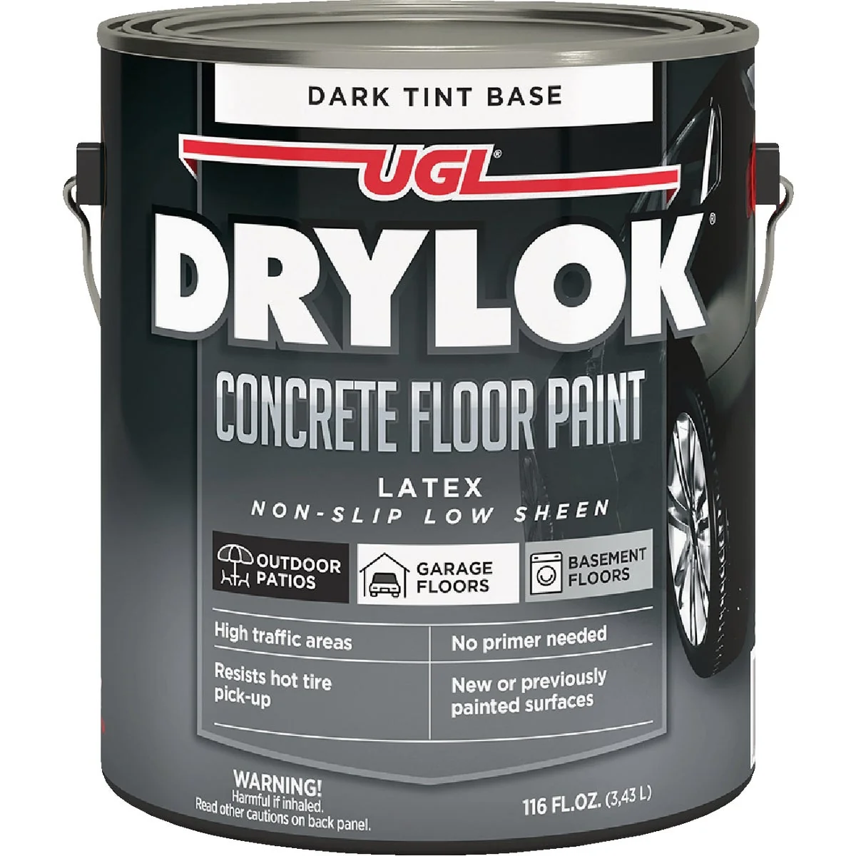 Crafted Drylok Low VOC Concrete Floor Paint Dark Tint 1 Gal. First-Class
