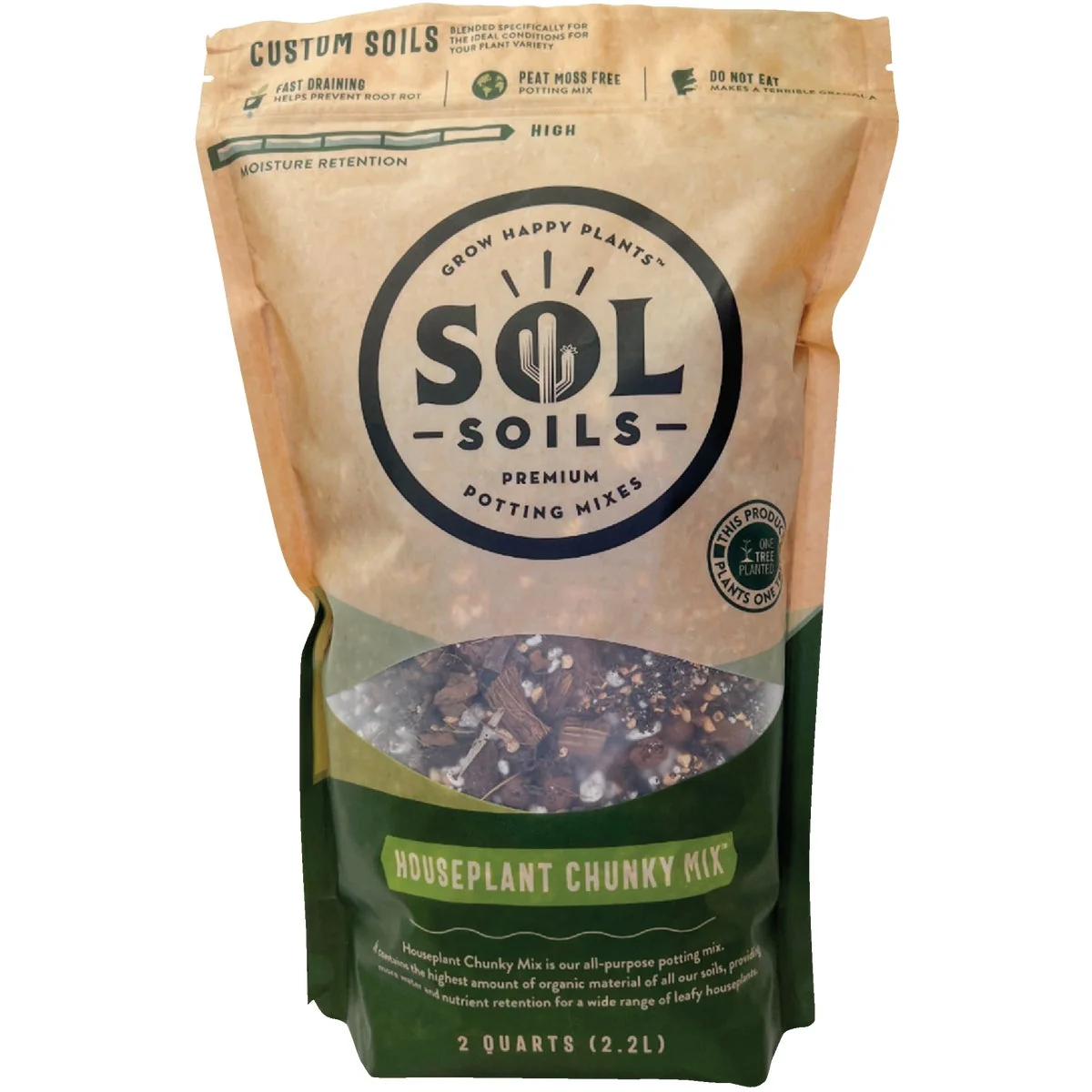 Consistent Sol Soils 2 Qt. Houseplant Chunky Mix Luxury