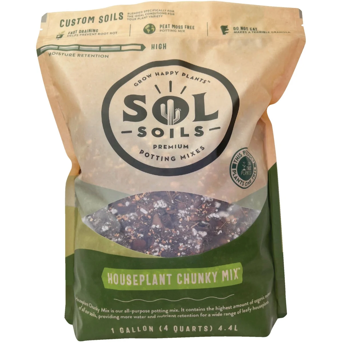 Artisan Sol Soils 4 Qt. Houseplant Chunky Mix Safe