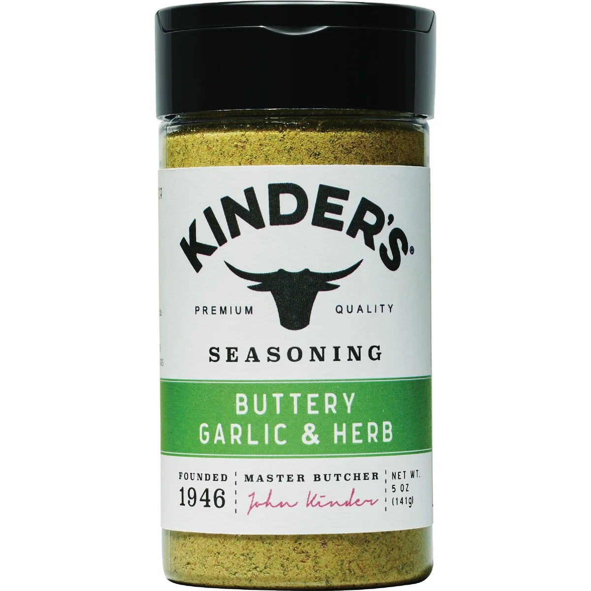 Superior Kinder's 5 Oz. Buttery Garlic Herb Dry Rub Recyclable