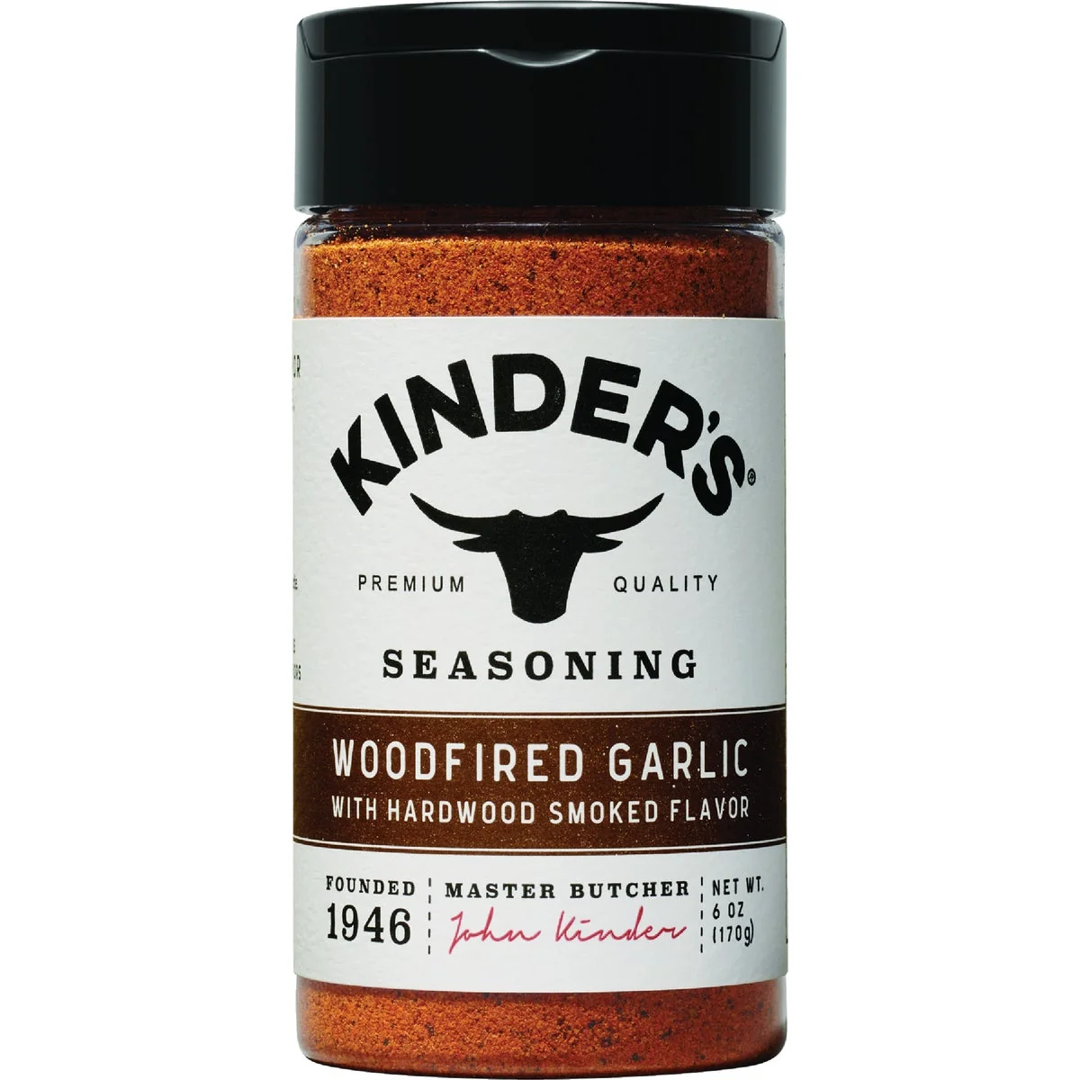 Durable Kinder's 6 Oz. Woodfired Garlic Dry Rub Exclusive