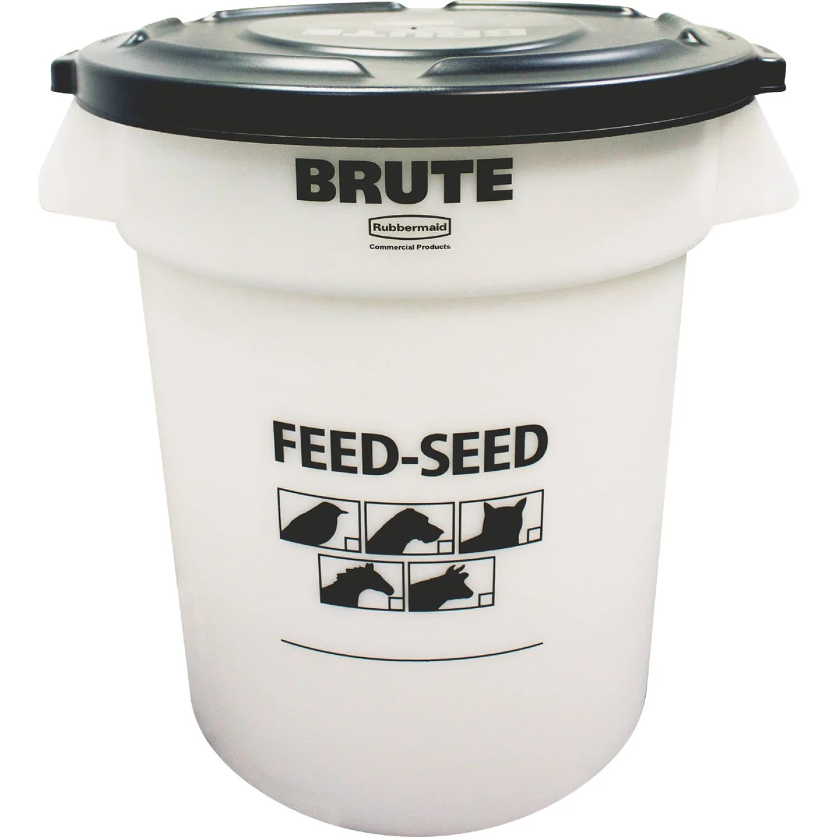 Solid Rubbermaid Brute 20 Gal. Feed Seed Container Carefully Designed