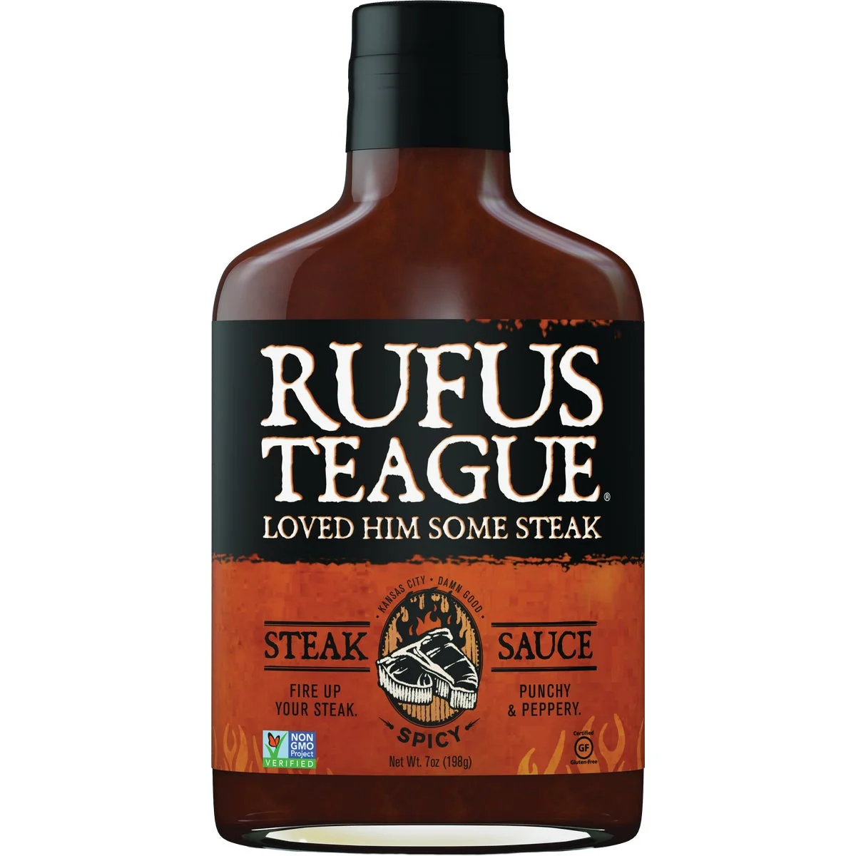 User-Friendly Rufus Teague 7 Oz. Spicy Steak Sauce Powerful