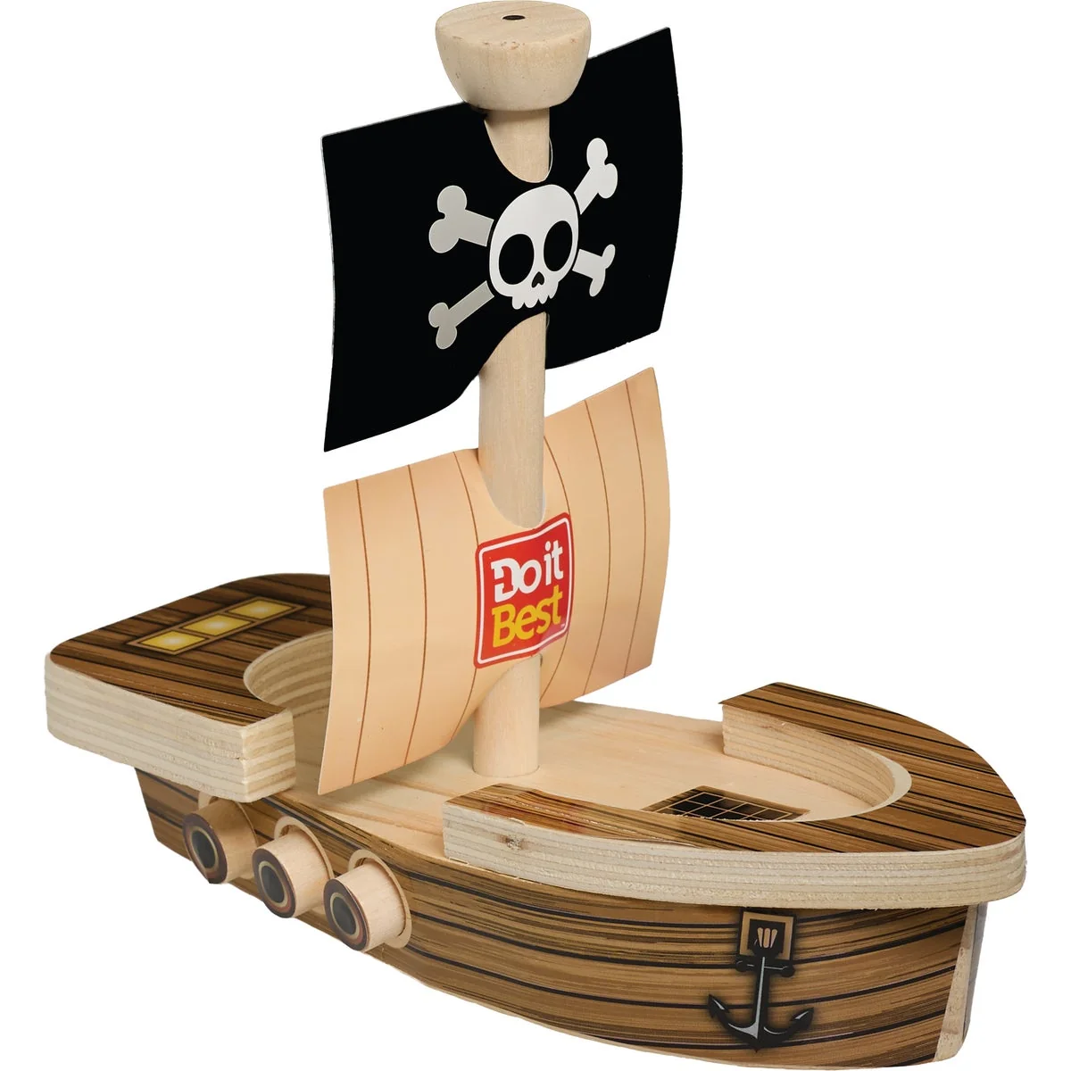 Trendy Build Grow Kid's Pirate Ship Kit Original Design