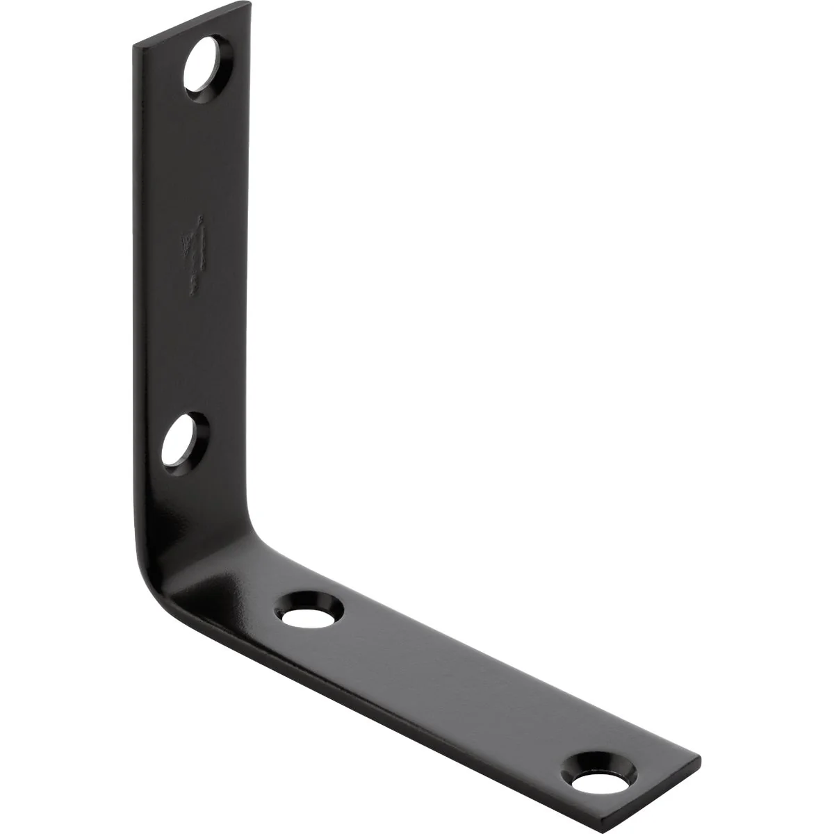 Consistent National Hardware 2-1 2 In. x 5 8 In. Black Corner Brace User-Friendly