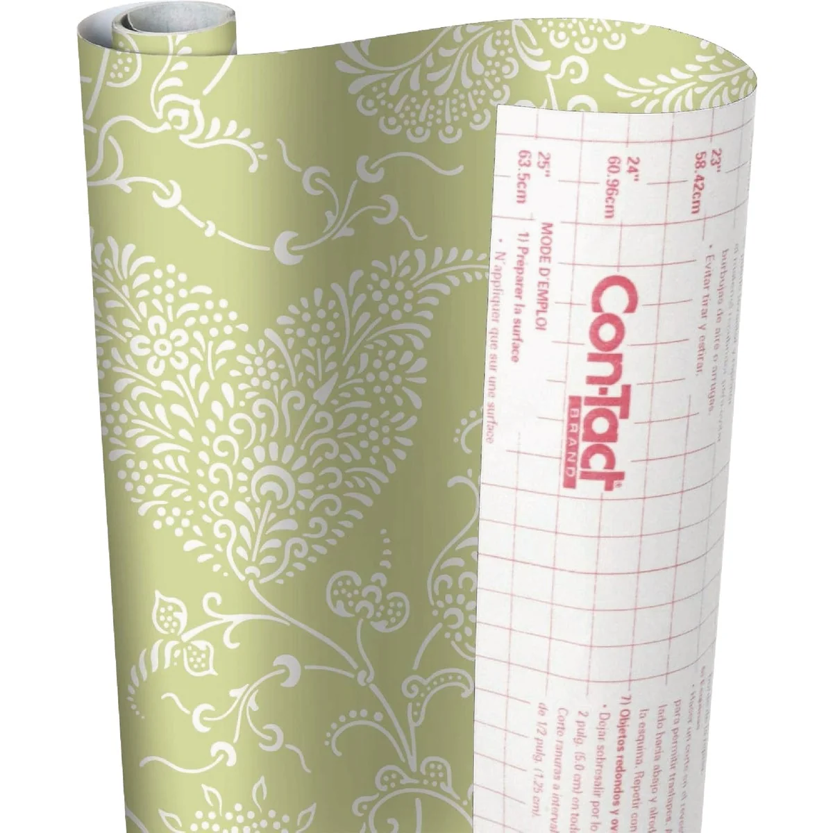 Official Con-Tact 18 In. x 9 In. Potpourri Self-Adhesive Shelf Liner Carefully Designed