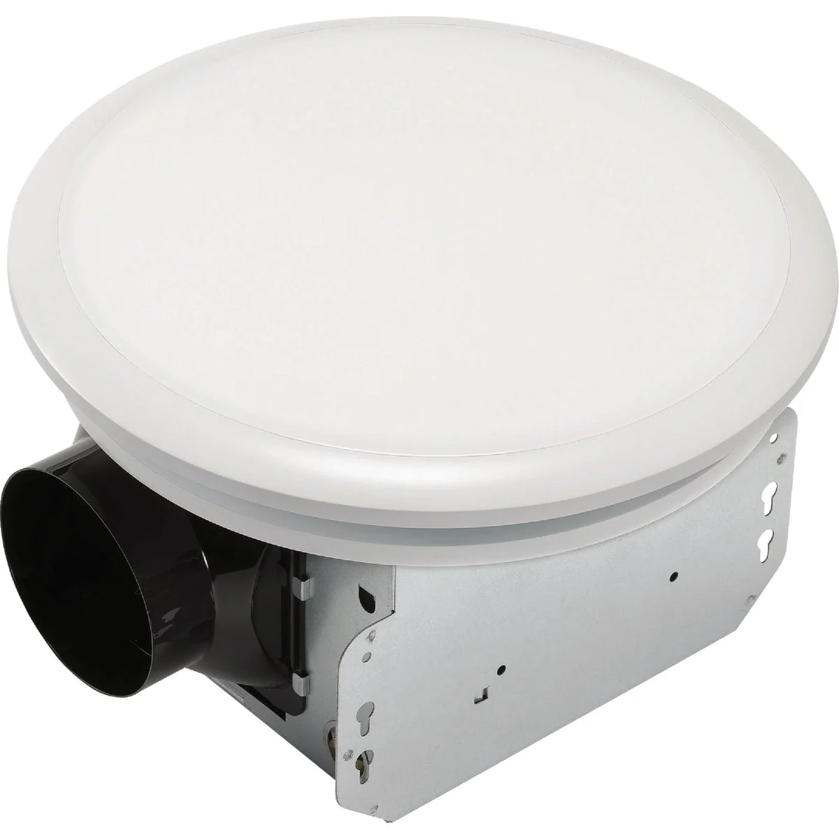 Reusable Homewerks 110 CFM 2.0 Sone Ceiling No Cut Installation Bathroom Exhaust Fan with LED Light Versatile