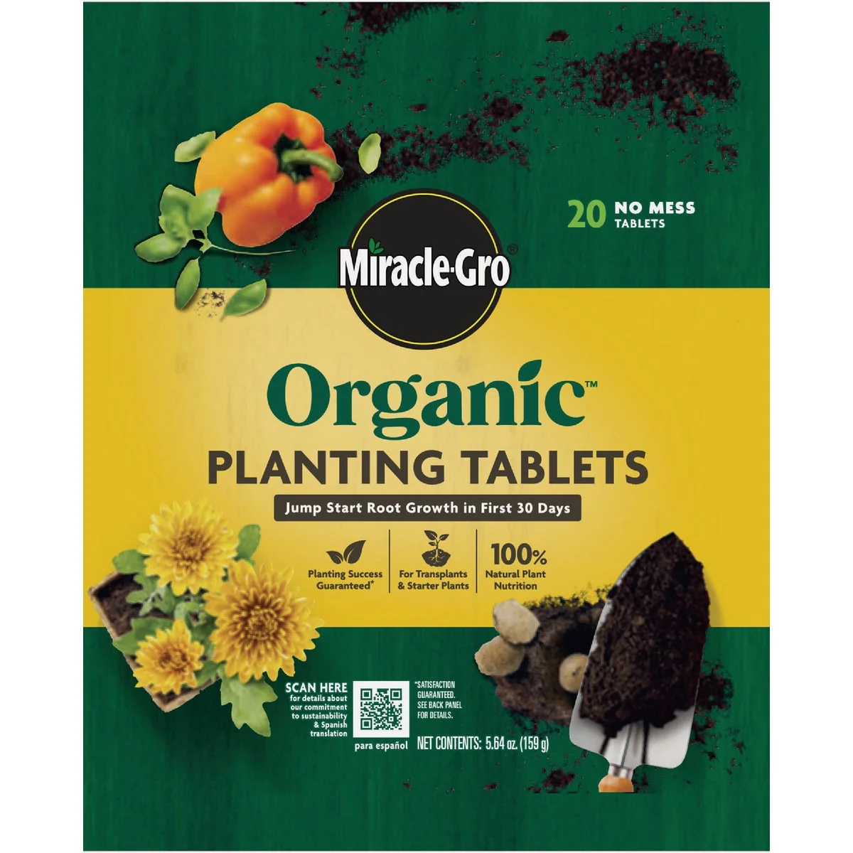Fine -Gro Organic Planting Tablets 20-Pack Eco-Friendly