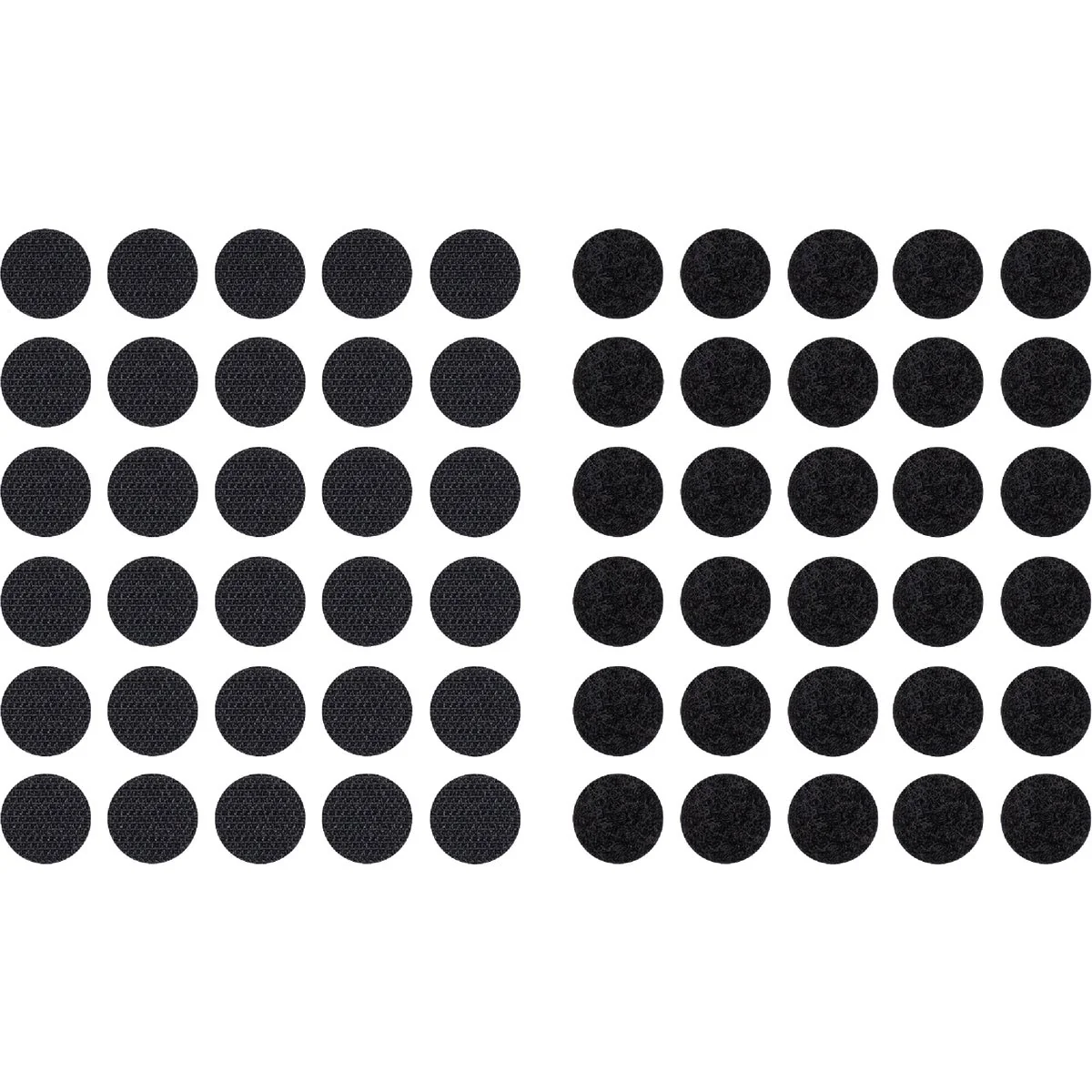 Original Wrap-It Storage Stick 'Em Dots 0.75 In. Black Hook Loop Fasteners 30 Ct. Traditional