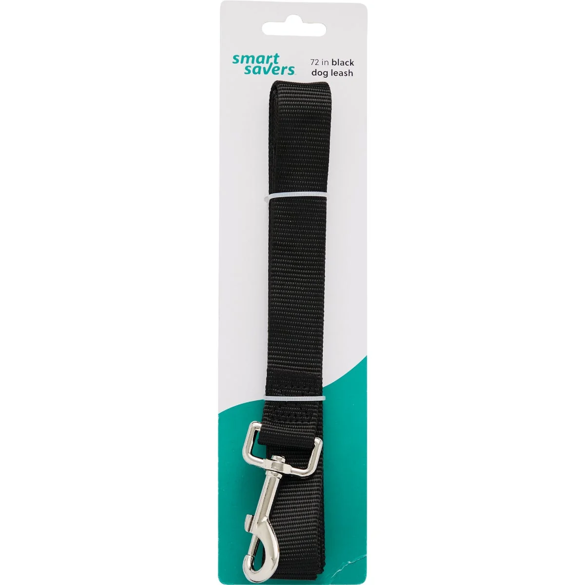 Fine Smart Savers 1 In. W. x 72 In. L. Black Dog Leash Fine Crafted