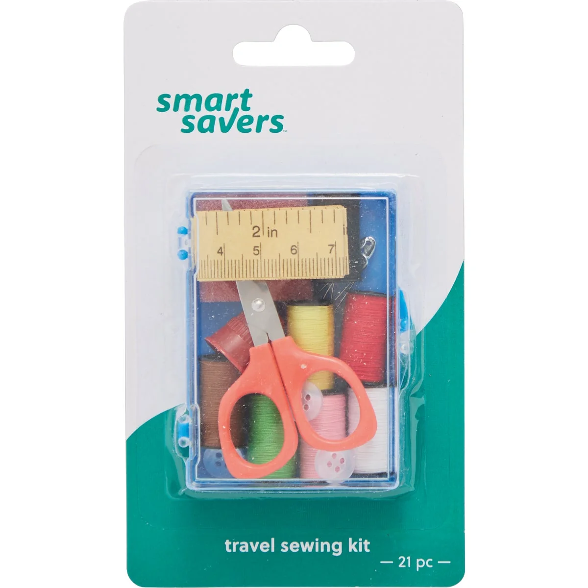 Next-Generation Smart Savers 21-Piece Travel Sewing Kit Secure