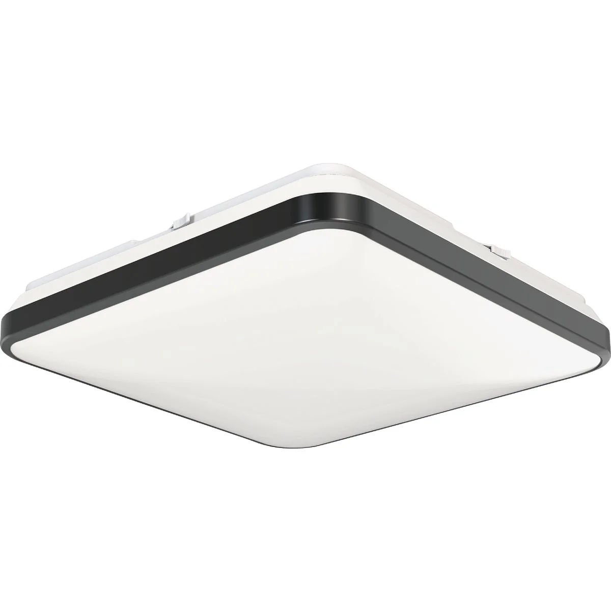 Prestigious Juno 15 In. CCT LED Low Profile Square Flush Mount Light with Interchangeable Trim Nightlight Professional