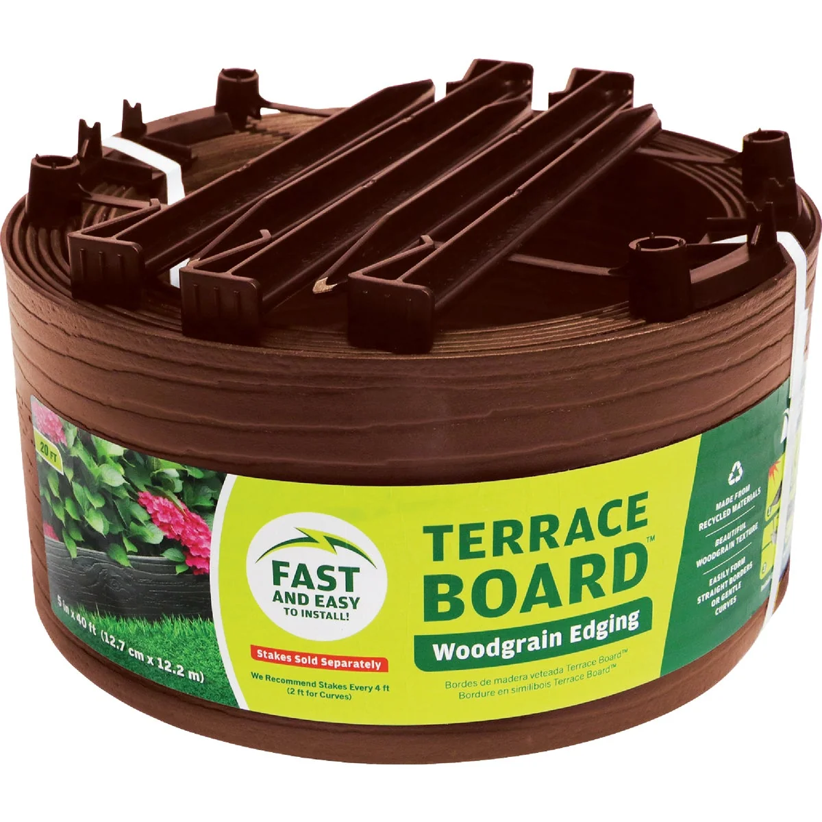 Premium Master Mark 5 In. x 20 Ft. Brown Terrace Board Proven