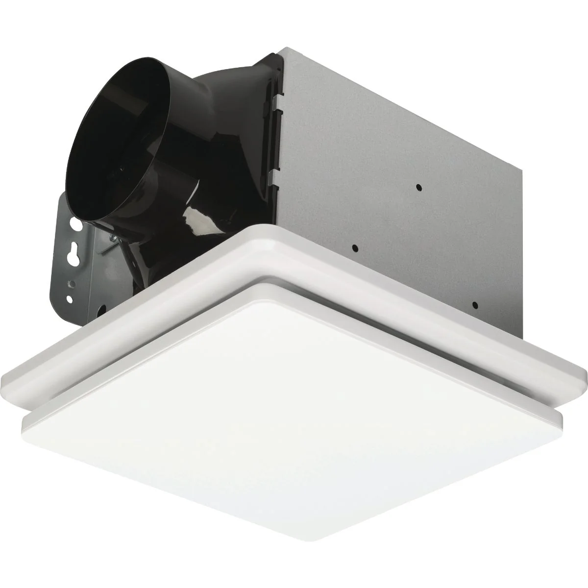 Official Homewerks 80 CFM 1.0 Sone Clean Cover Ventilation Fan with Dimmable LED Light Relaxed