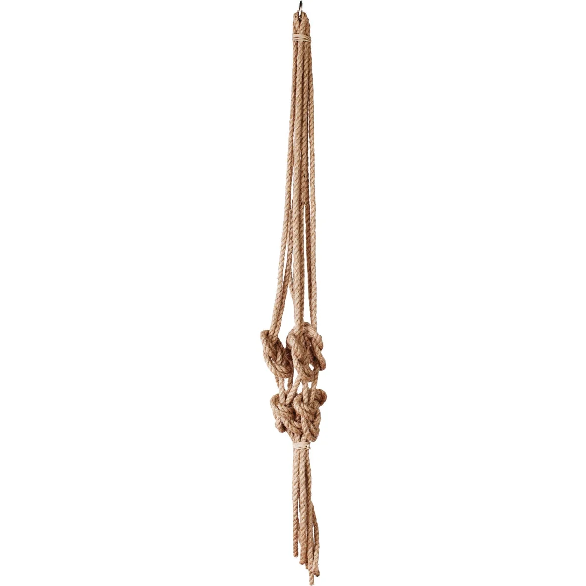 Exclusive Primitive Planters 36 In. Knotted Rope Hanger Fine Crafted
