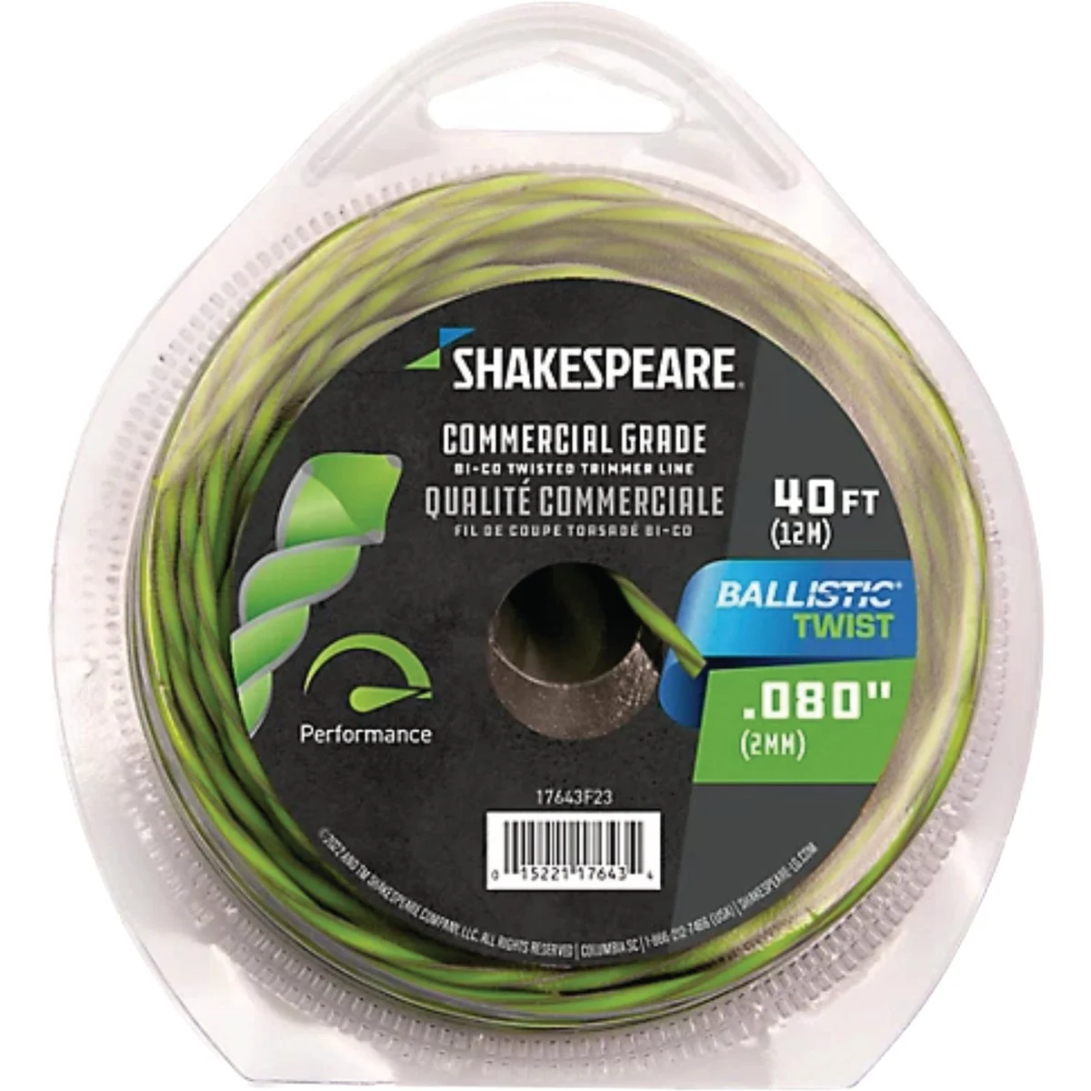 Organic Shakespeare Ballistic Twist 0.080 In. x 40 Ft. Trimmer Line Prestigious