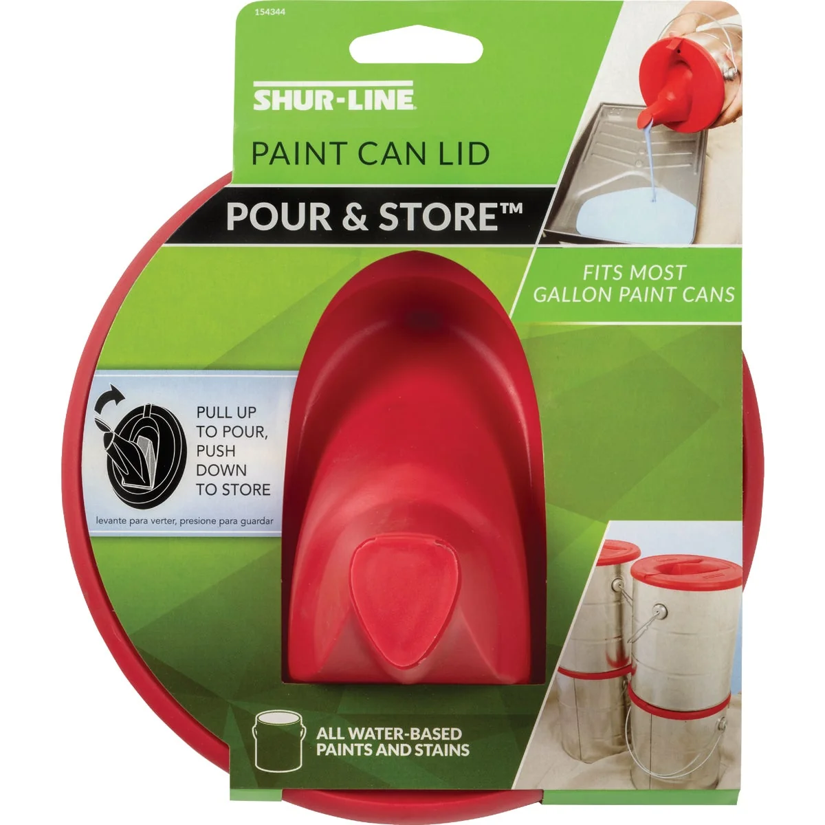 Specialty Shur-Line Store Pour Lid for 1 Gal. Can Red Trusted
