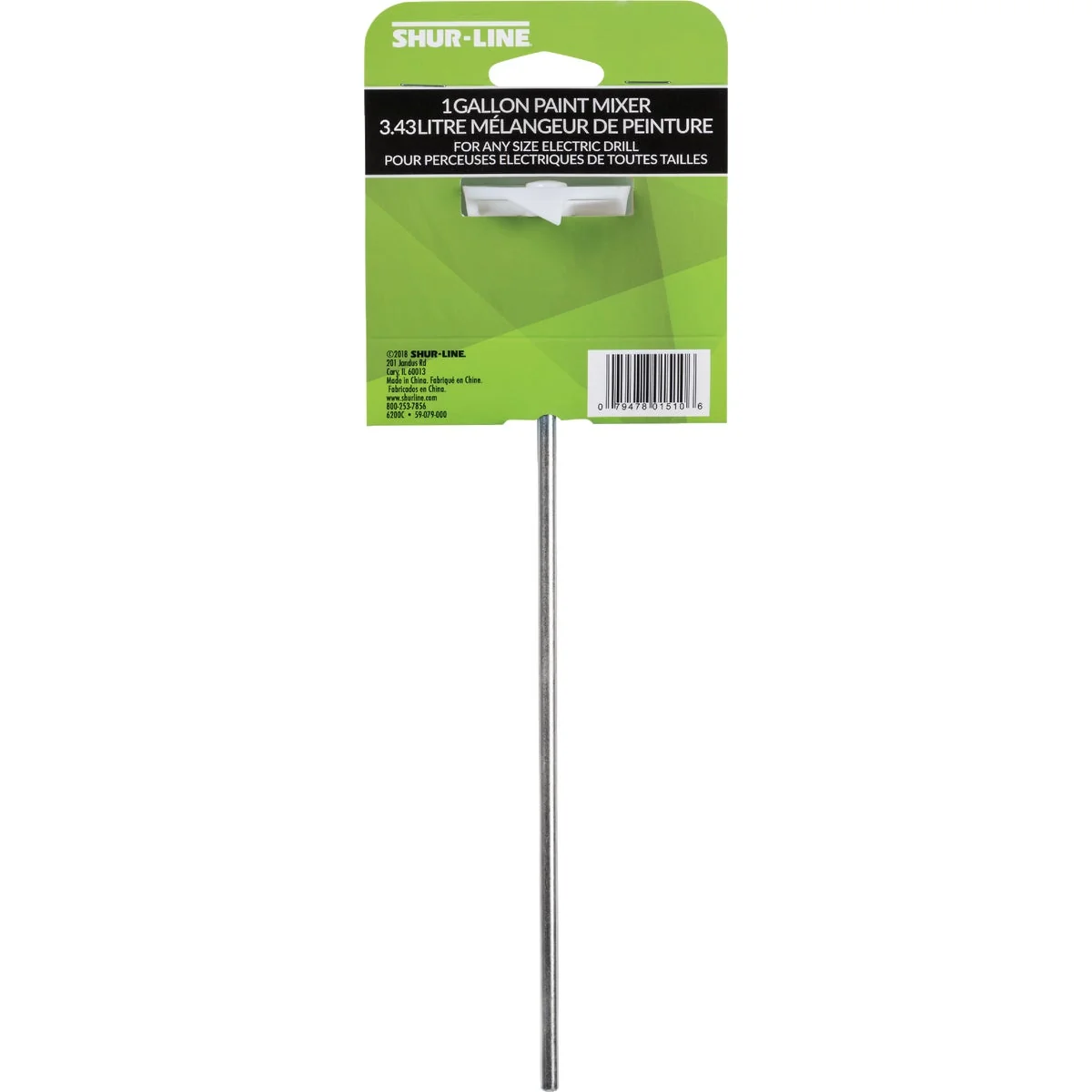 Detailed Shur-Line Gal. 10-1 2 In. Paint Mixer Reliable
