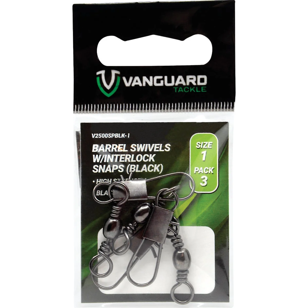 Convenient SWIVELS INTERLOCK SP BLK 12-7PK Carefully Designed