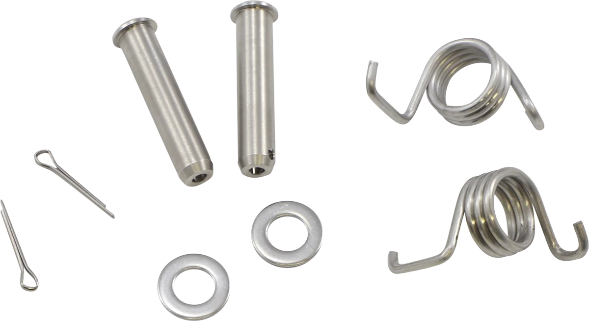 Green MOOSE RACING Footpeg Pin and Spring - Yamaha P17-4601 Sustainable