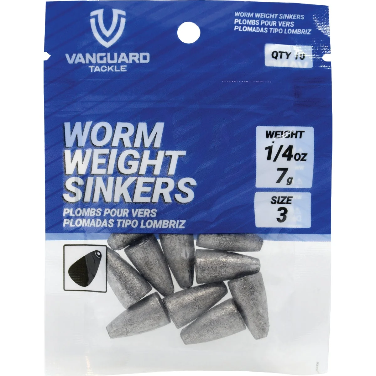Smooth WORM WEIGHTS 1 4 OZ-10 Fashionable
