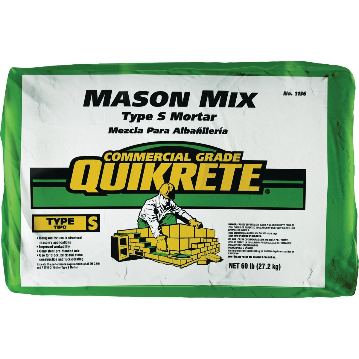 Stylish Quikrete 60 Lb. Mason Type S Mortar Mix High-End