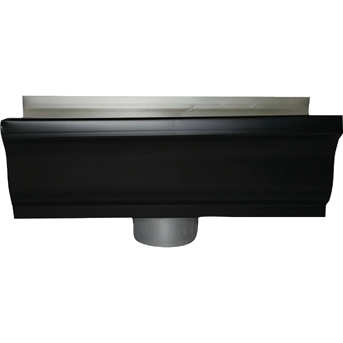 Sustainable Spectra Metals 5 In. K Style Aluminum Black Gutter Round Drop Outlet Proven
