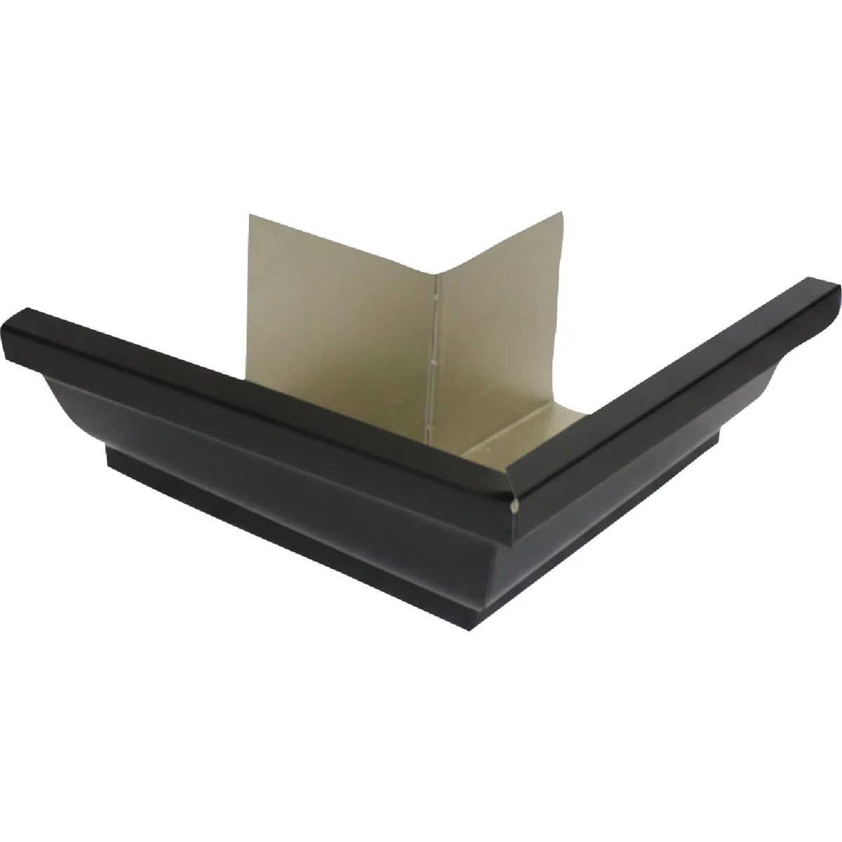 Top-Quality Spectra Metals 5 In. Aluminum Black Miter Gutter Outside Corner Efficient
