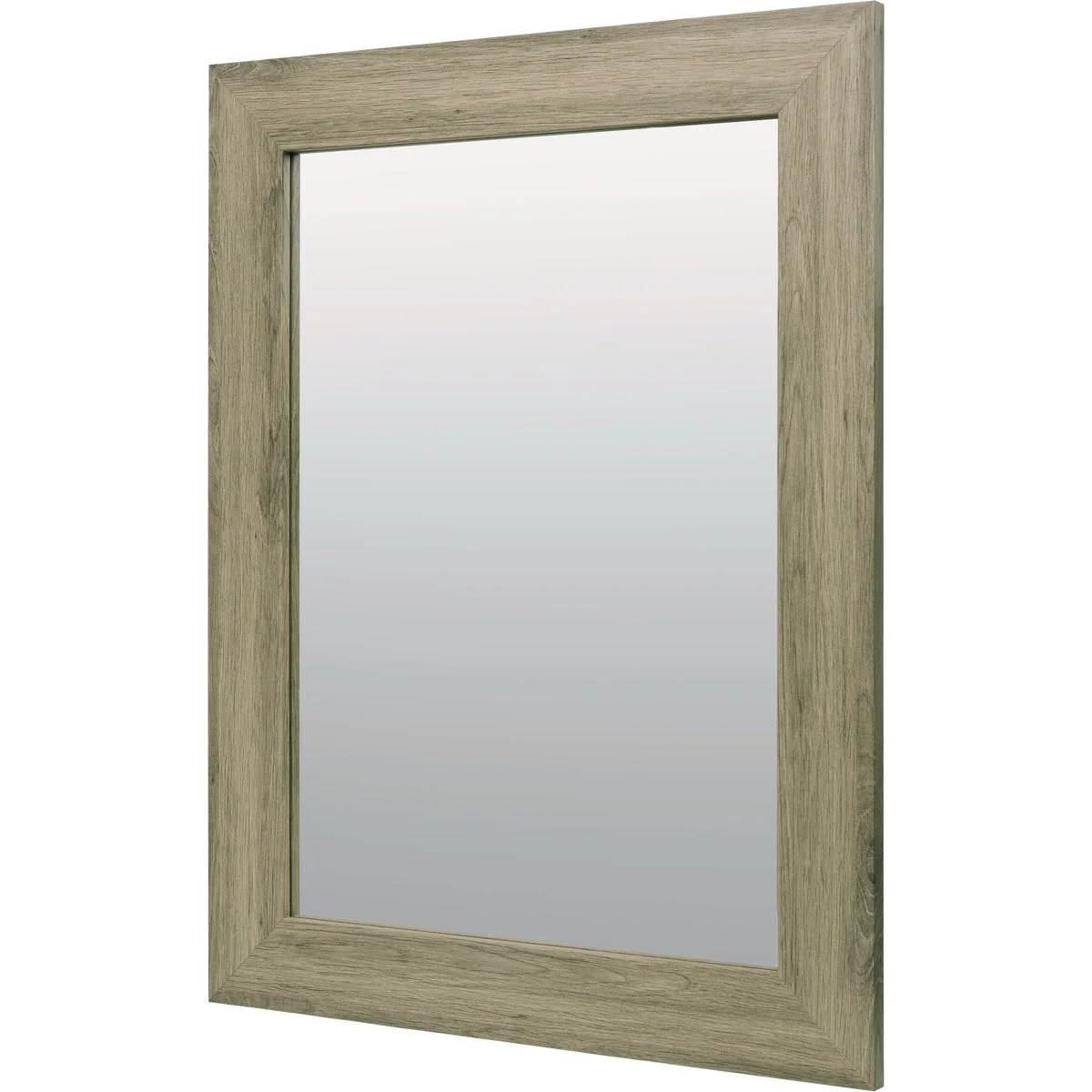 Exceptional Zenna Home 20 In. x 26 In. Palomino Tan Framed Wall Mirror First-Class