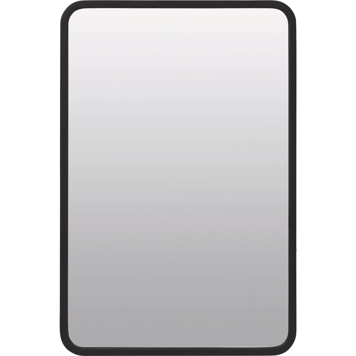 Fast Zenna Home Designer Series Black 16 In. W x 24 In. H x 5 In. D Single Mirror Surface Recess Mount Rectangle Medicine Cabinet Durable