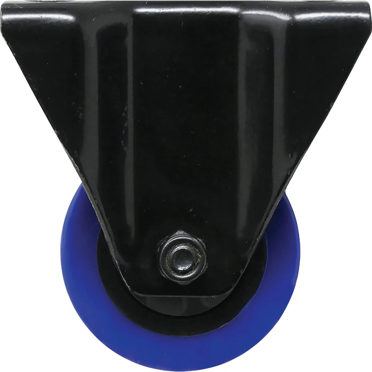Pure Shepherd Hardware 2 In. Blue Diamond TPU Rigid Plate Caster Classic