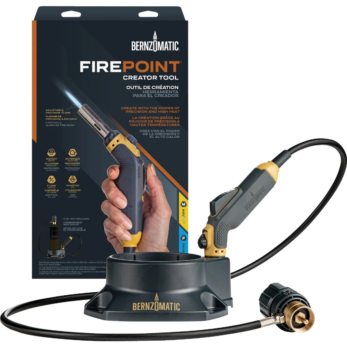 Long-Lasting Bernzomatic FirePoint Creator Tool Torch Contemporary