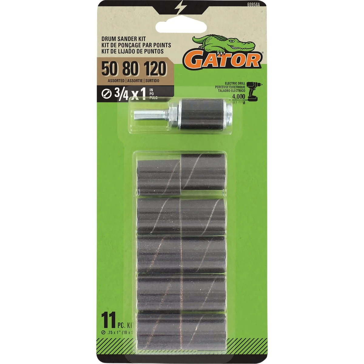 Original Design Gator 3 4 In. Drum Sander Kit 11-Piece Fashionable