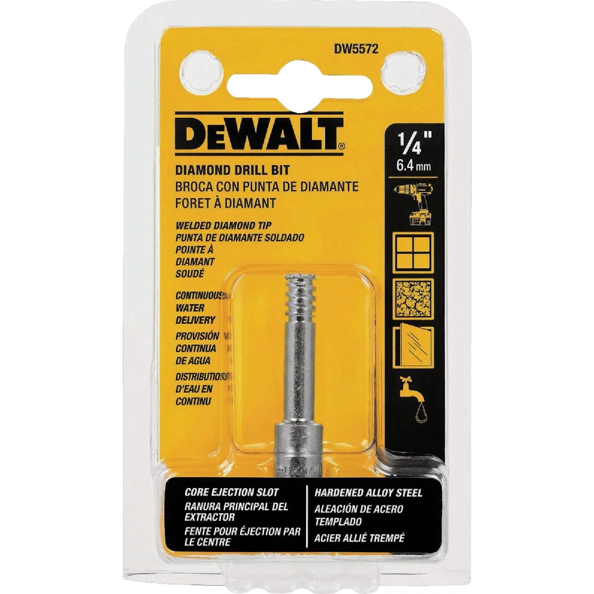 Reliable DEWALT 1 4 In. Diamond Drill Bit Exceptional