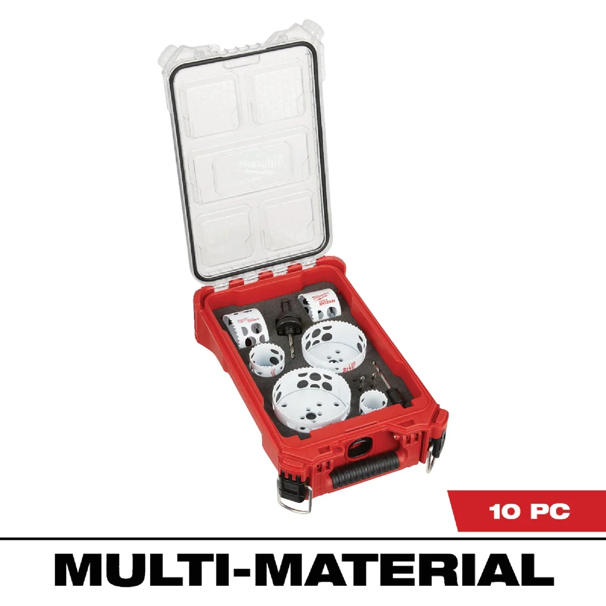Powerful Milwaukee Hole Dozer Hole Saw Kit with Packout Case Reusable