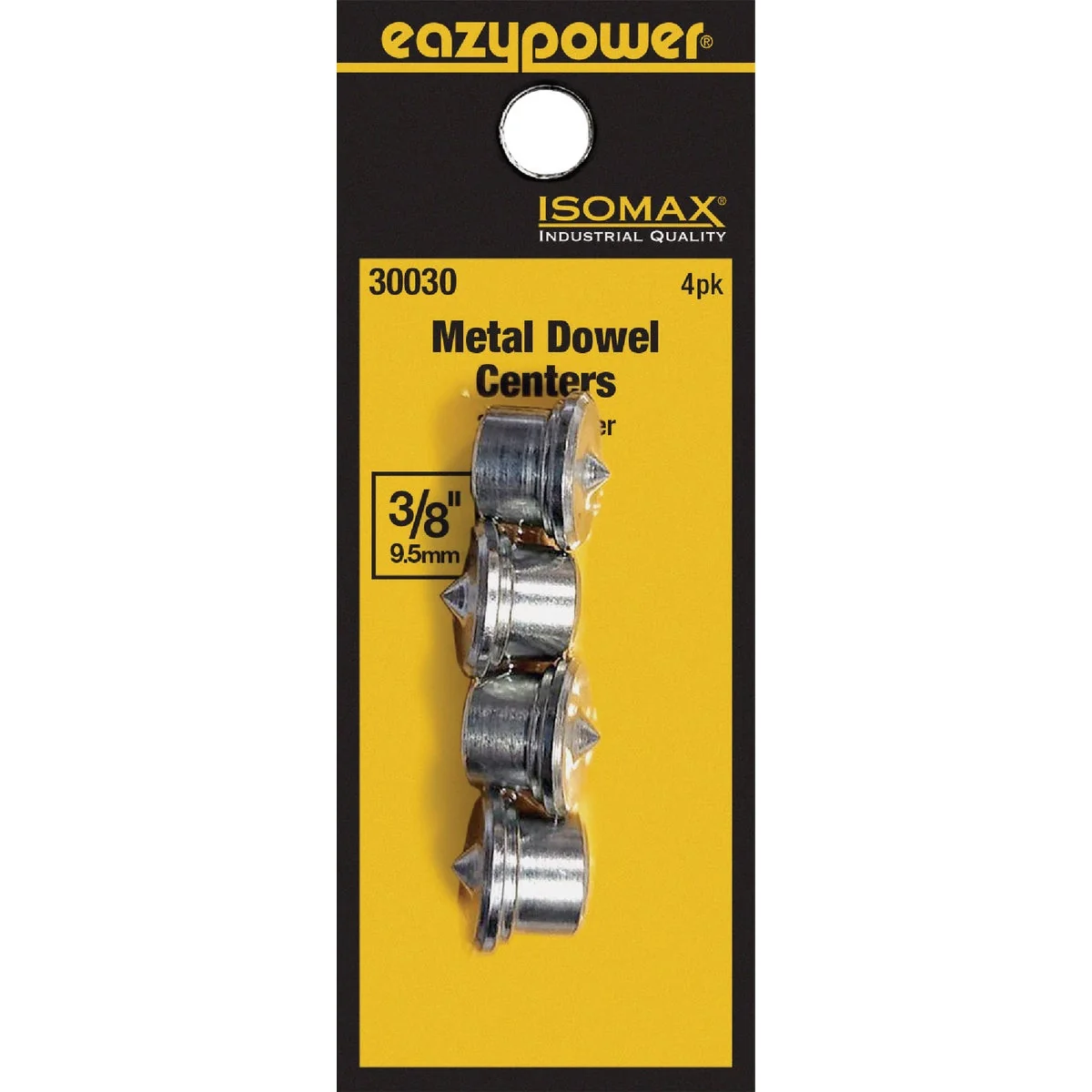 Reusable Eazypower Corporation 3 8 In. Steel Plated Dowel Center 4-Pack Quality